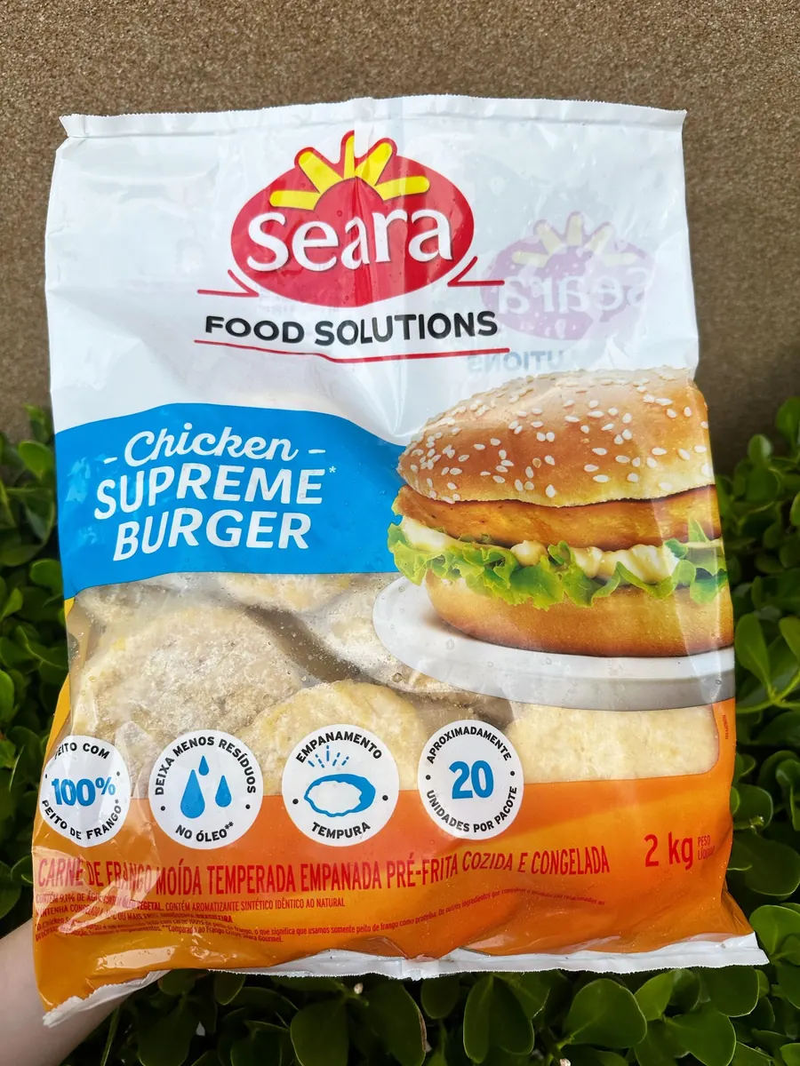 Chicken Supreme Burger Seara 2kg