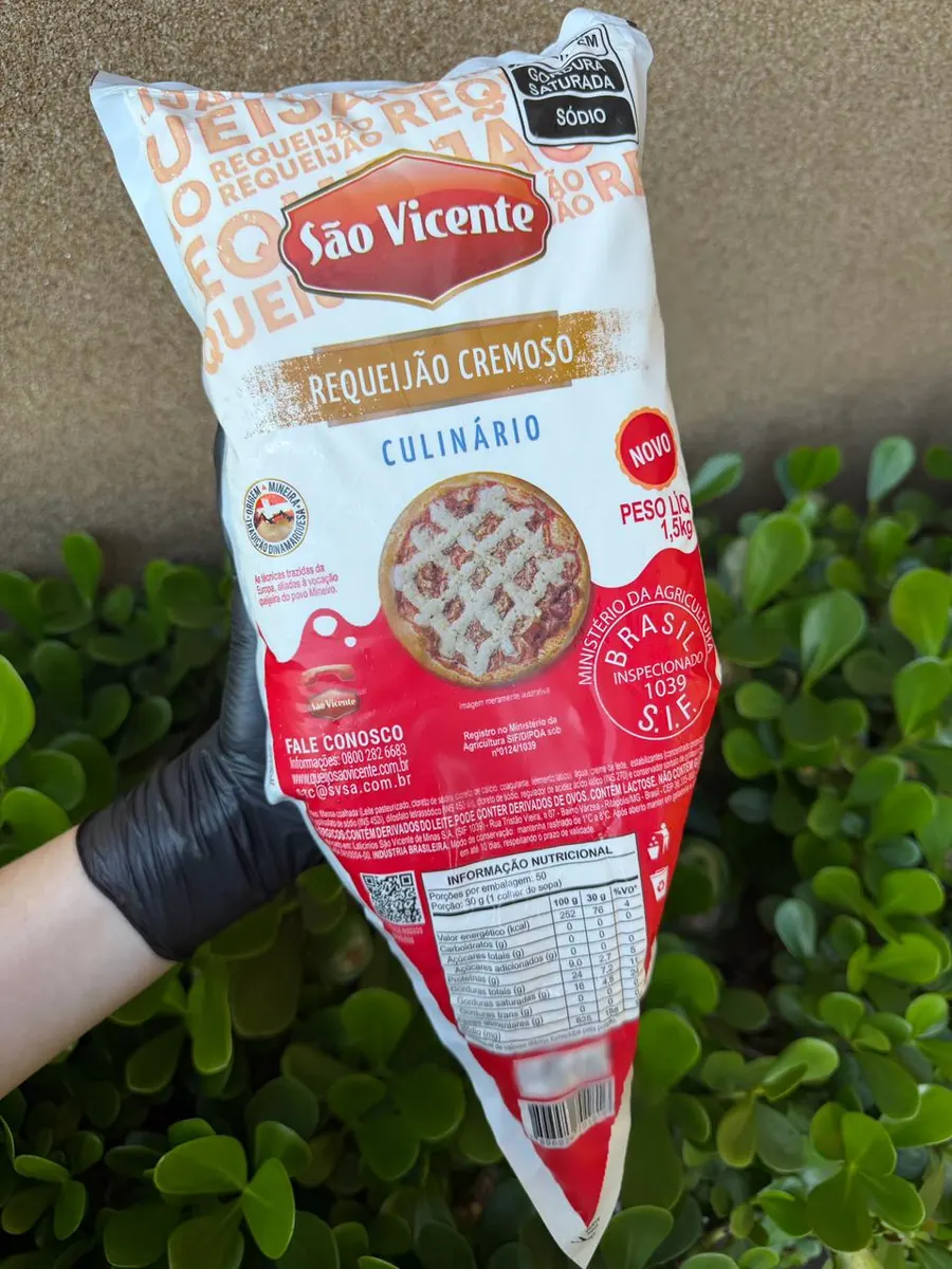 Requeijão Cremoso Culinário São Vicente 1,5kg